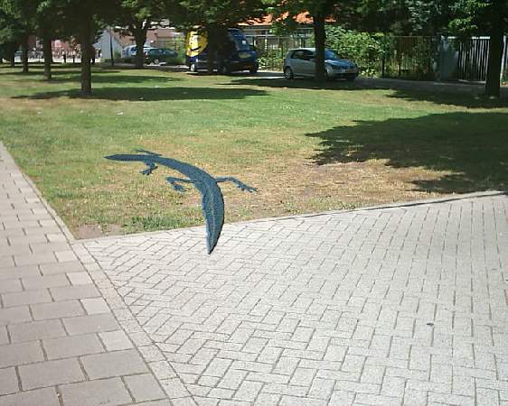 --De vroeger bewoners (vinpootsalamander)